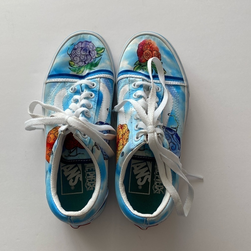 Vans X One-piece old Skool vans Devil Fruit boys 4 women’s 5.5 satin